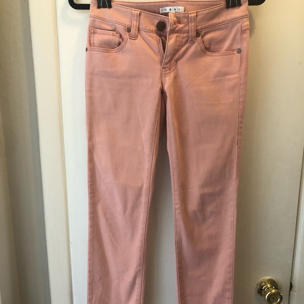 Cabi pink skinny pants